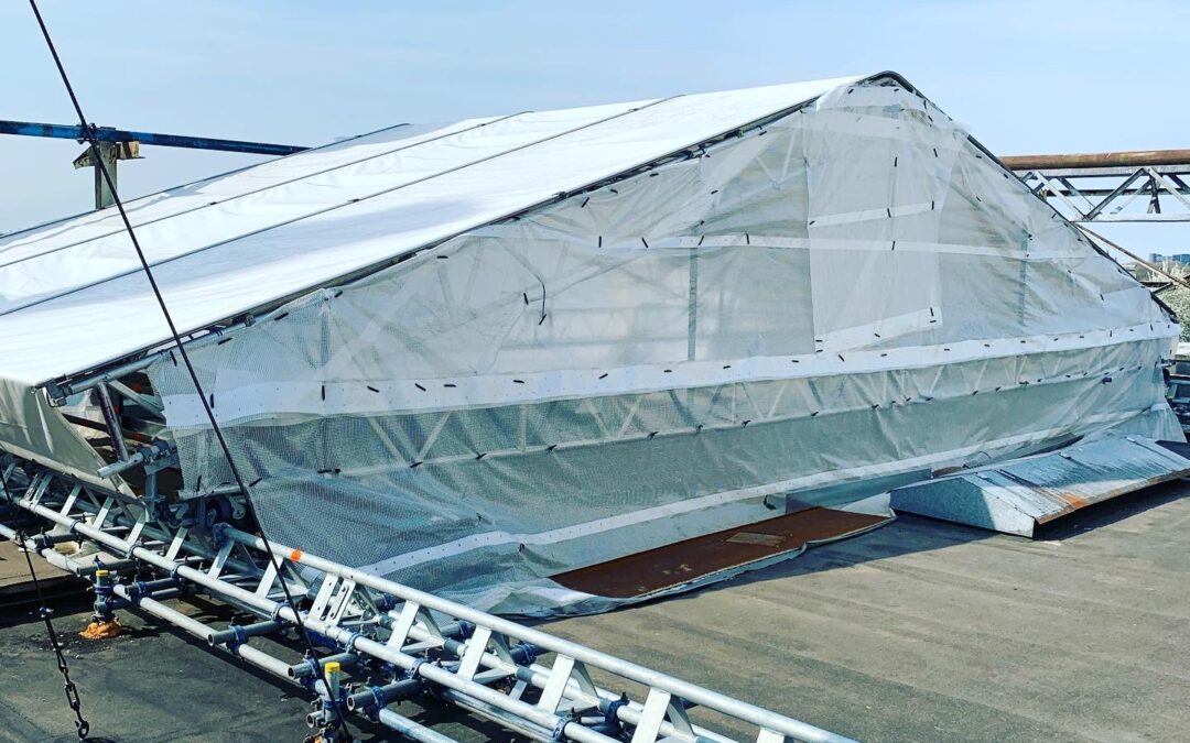 Heineken Rolling Temporary Roof Scaffold