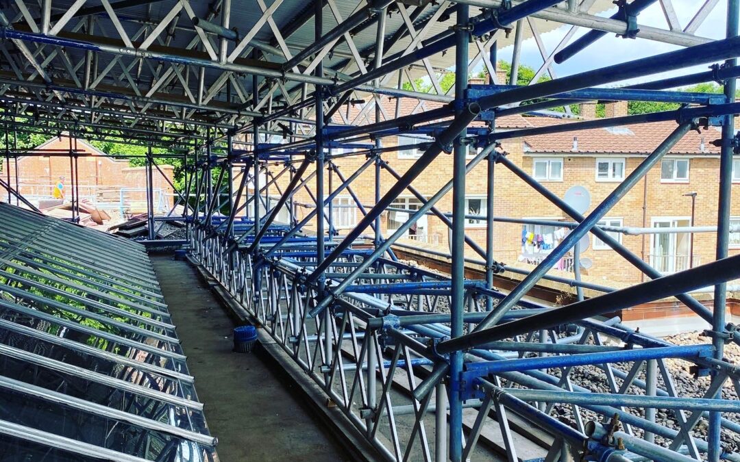 Bartolome House Temporary Roof Scaffold